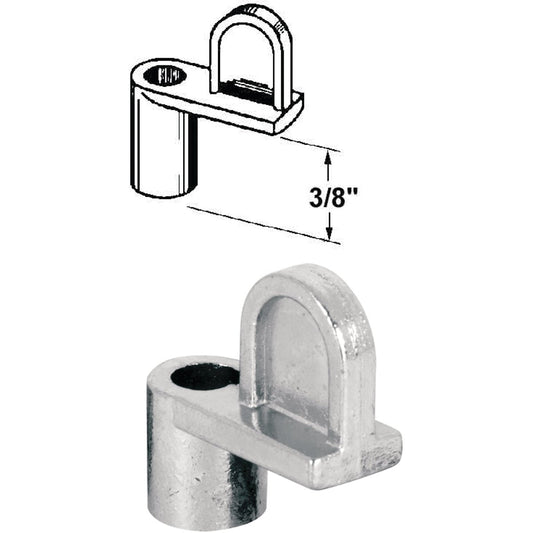 Prime-Line 3/8 In. Mill Swivel Die-cast Screen Clips With Screws (12 Count)