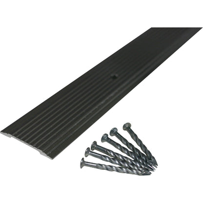 M-D Silver Satin 1-1/4 In. x 3 Ft. Aluminum Seam Binder