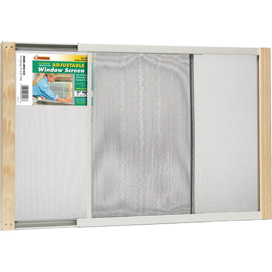 W.B. Marvin 15 In. x 19-33 In. Adjustable Window Screens by Frost King