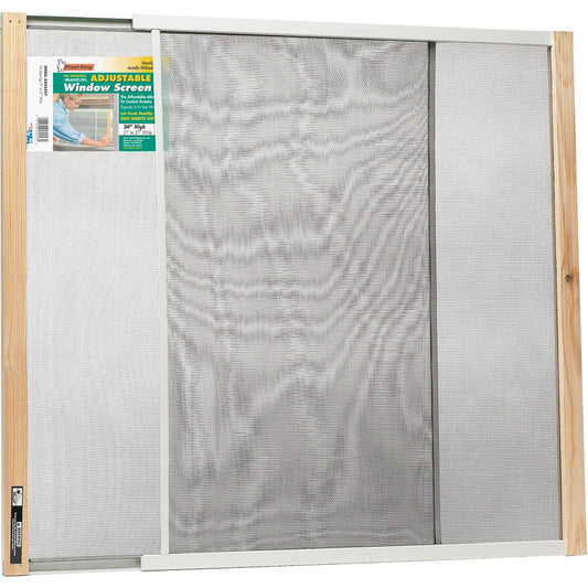 W.B. Marvin 24 In. x 21-37 In. Adjustable Window Screens by Frost King