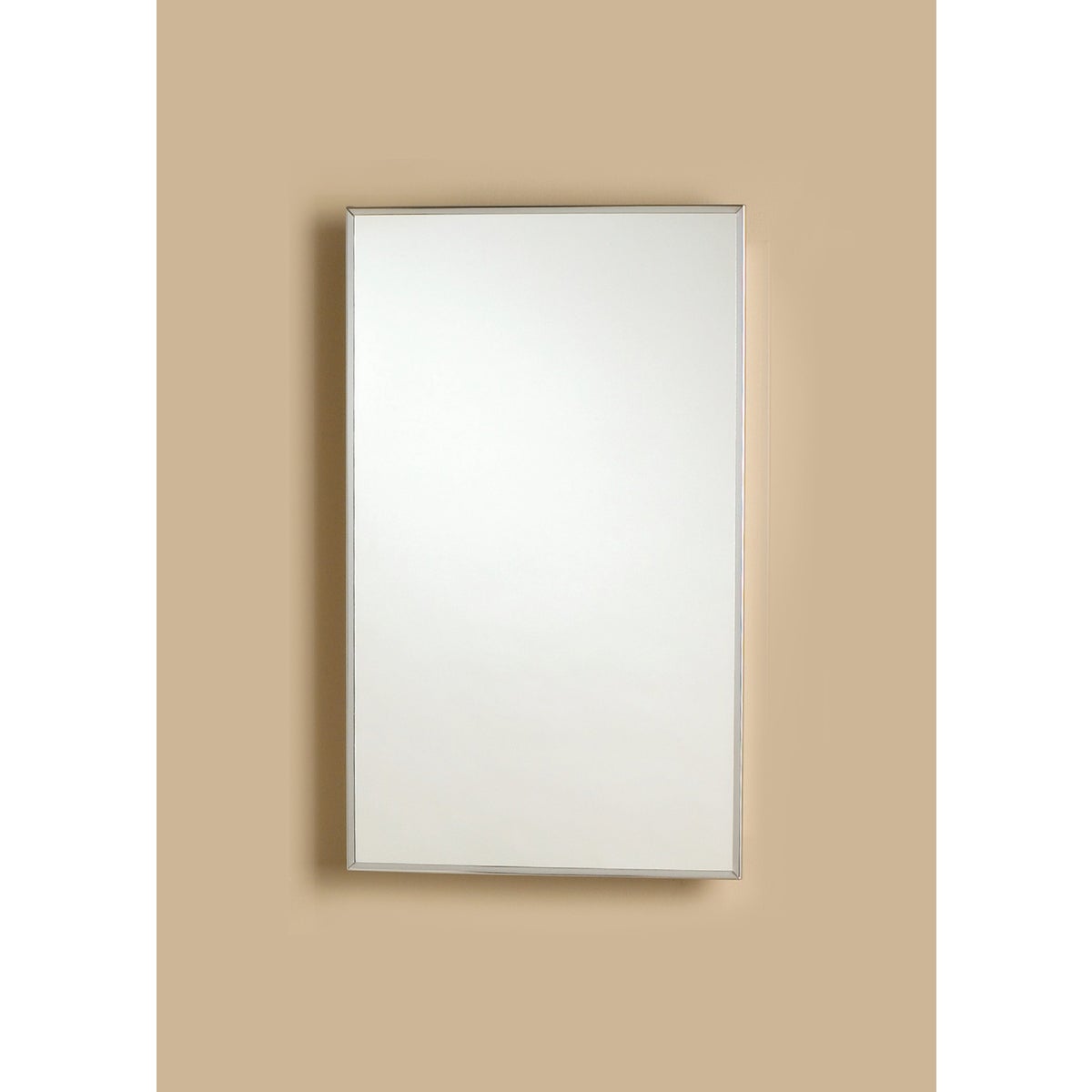 Zenith Stainless Steel 13.5 In. W x 23.5 In. H x 3.5 In. D Single Mirror Surface/Recess Mount Medicine Cabinet