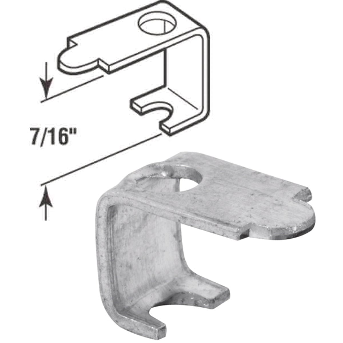 Prime-Line 7/16 In. Aluminum Casement Screen Clips (12 Count)