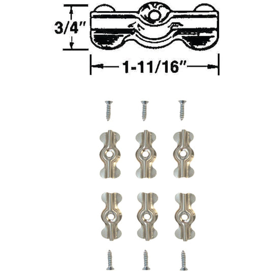 Prime-Line Screen and Storm Panel Wing Clip (6 Count)