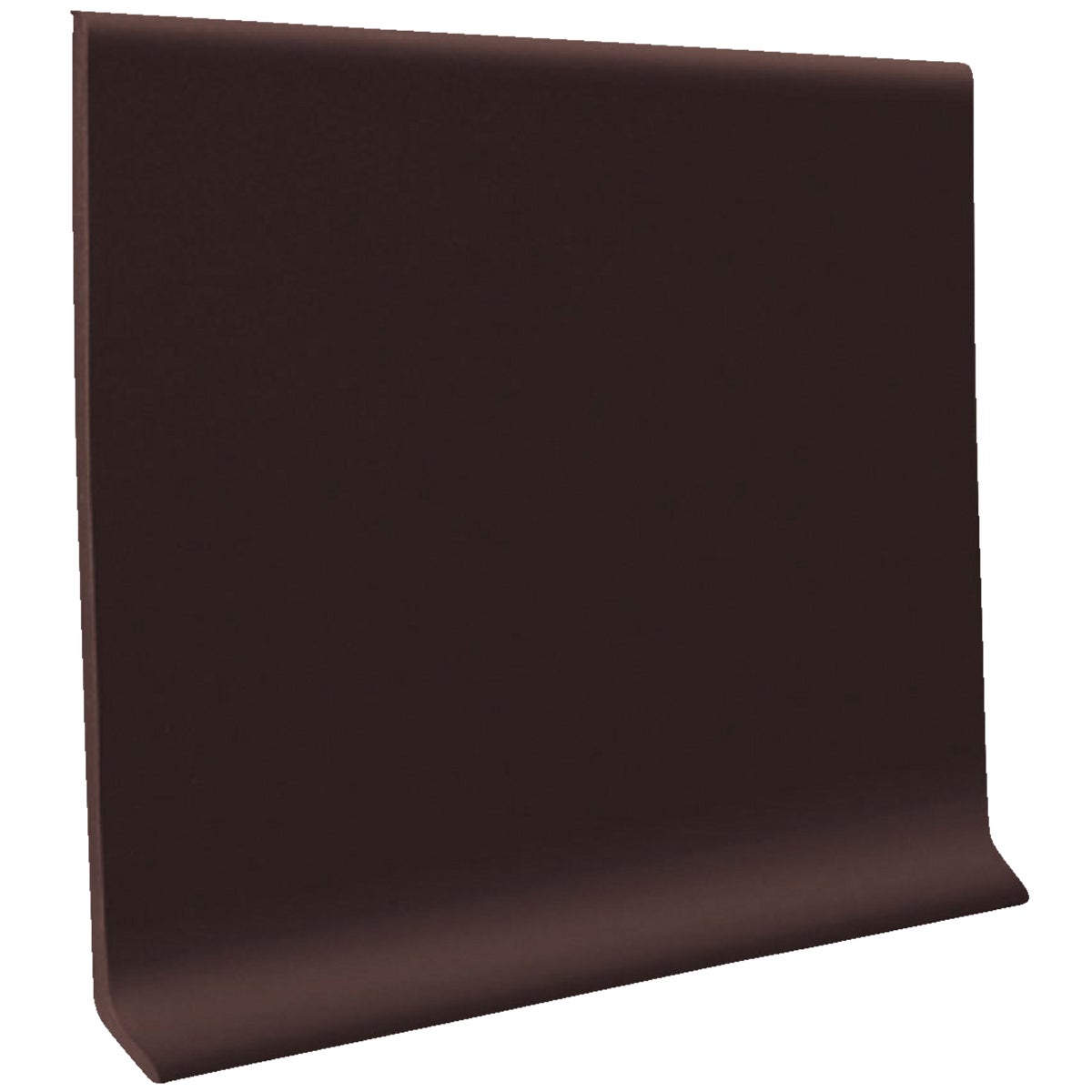 Roppe 4 In. x 4 Ft. Brown Vinyl Dryback Wall Cove Base