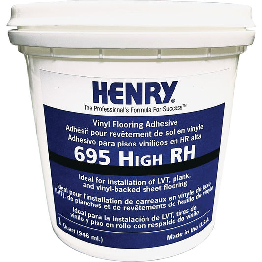 Henry 695 High RH Vinyl Floor Adhesive, 1 Qt.