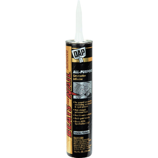 Dap Beats The Nail 10.3 Oz. All-Purpose Construction Adhesive