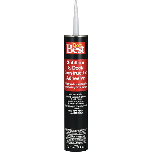 Do it Best 28 Oz. Decking And Subfloor Adhesive