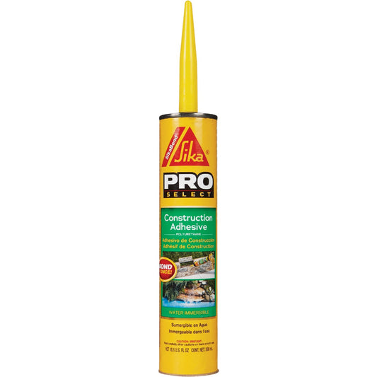 SikaBond Pro Select 10 Oz. High Performance Construction Adhesive