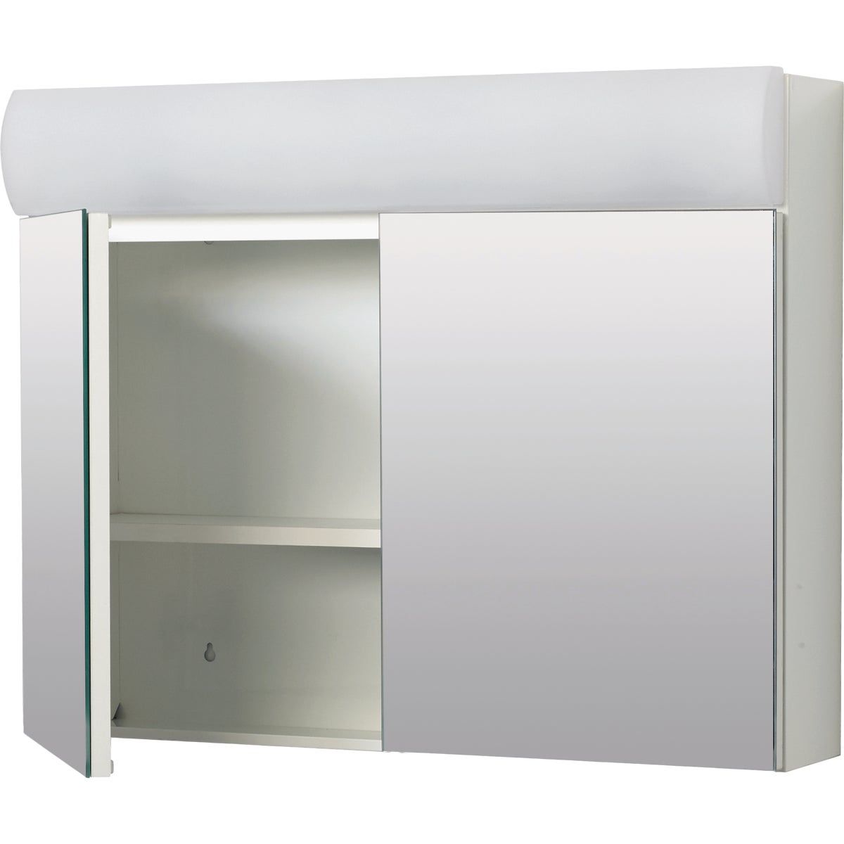 Zenith Zenna Home Frameless 23.25 In. W. x 18.63 In. H. x 5.88 In. D. Bi-View Surface Mounted Lighted Medicine Cabinet