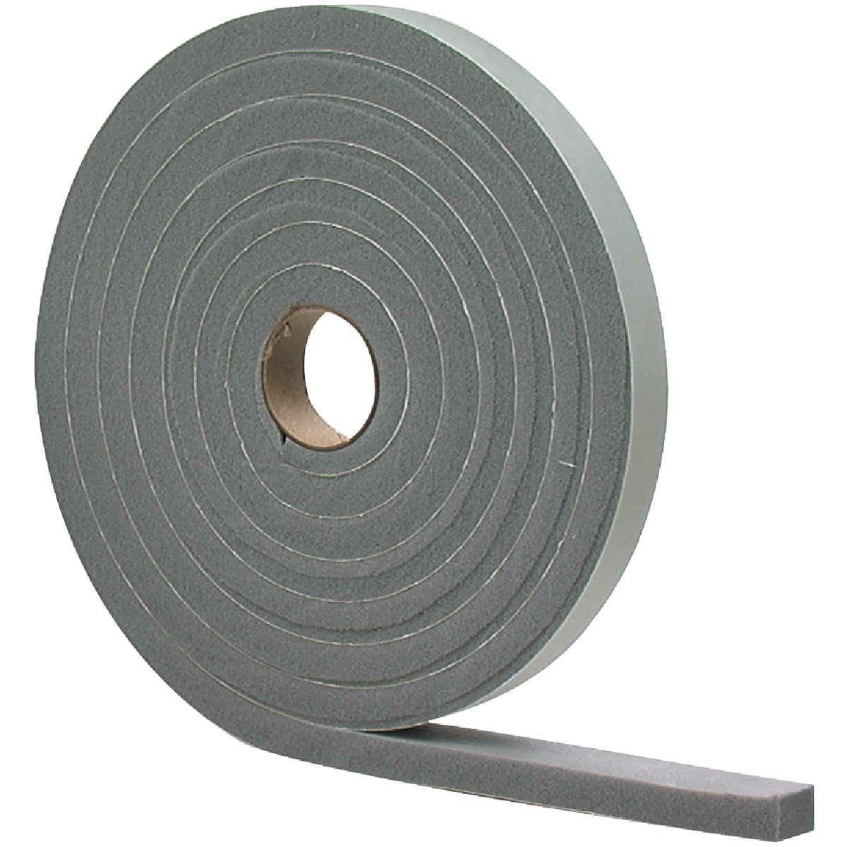 M-D 1/2" W x 1/4" T x 17' L Gray Foam Closed Cell Weatherstrip Tape