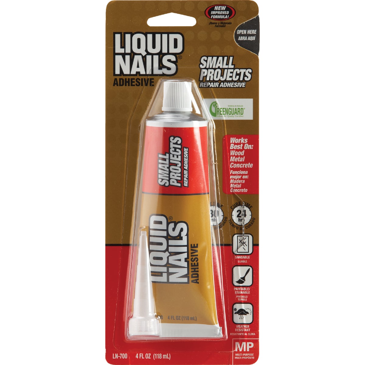 Liquid Nails 4 Oz. Small Projects Repair Multi-Purpose Adhesive