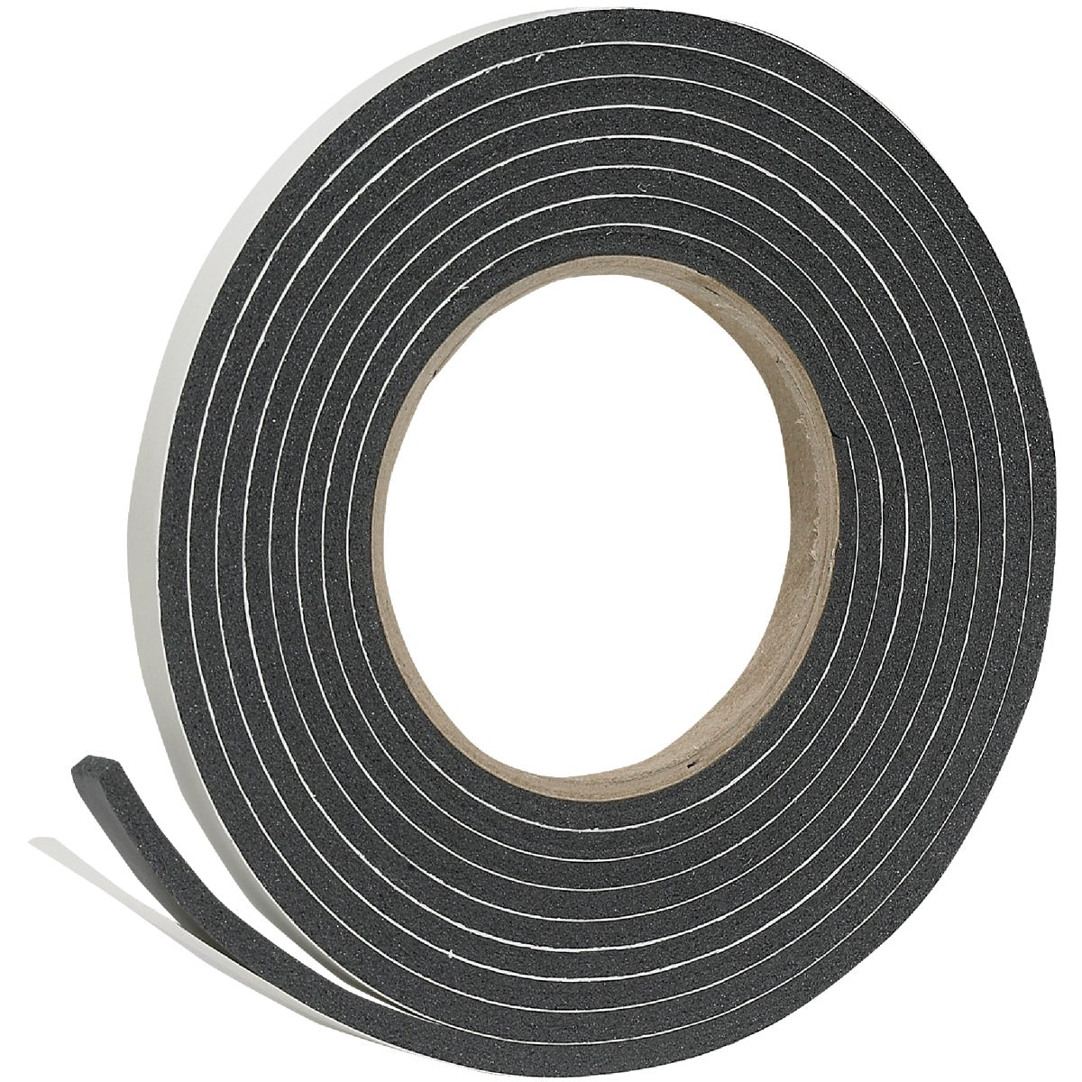 Do it Best 3/8" W x 3/16 "T x 10' L Black Foam Weatherstrip Tape