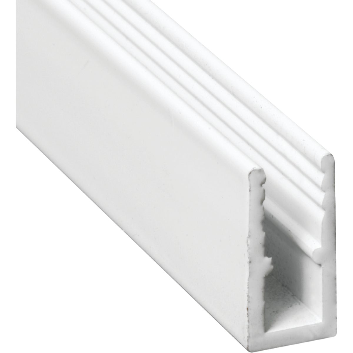 Prime-Line 5/16 In. x 5/8 In. x 94 In. White Extruded Window Frame