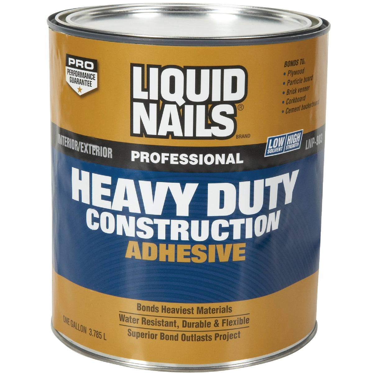 Liquid Nails 1 Gal. Professional Heavy Duty VOC Construction Adhesive