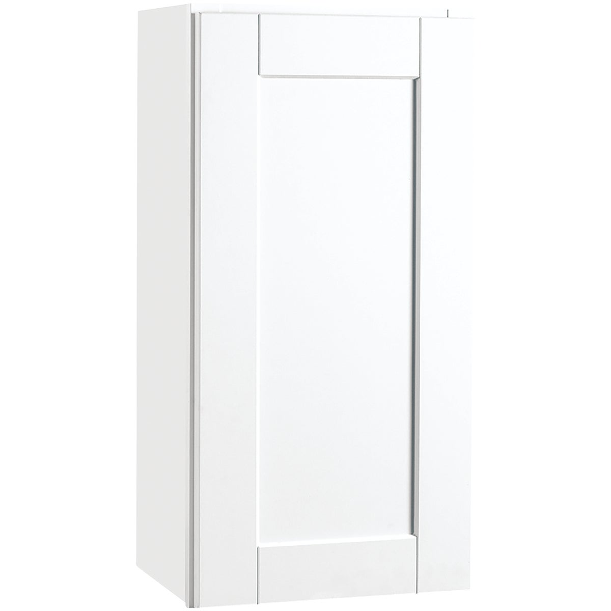 Continental Cabinets Andover Shaker 15 In. W x 30 In. H x 12 In. D White Thermofoil Wall Kitchen Cabinet