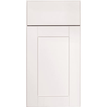 Continental Cabinets Andover Shaker 15 In. W x 30 In. H x 12 In. D White Thermofoil Wall Kitchen Cabinet