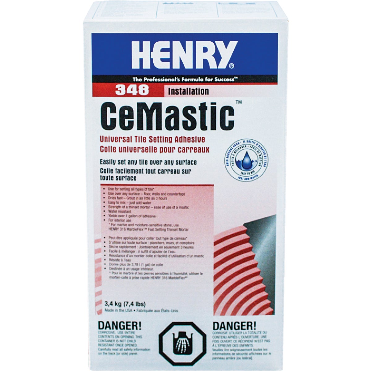 Henry 348 CeMastic 7.5 Lb. Universal Ceramic Tile Adhesive