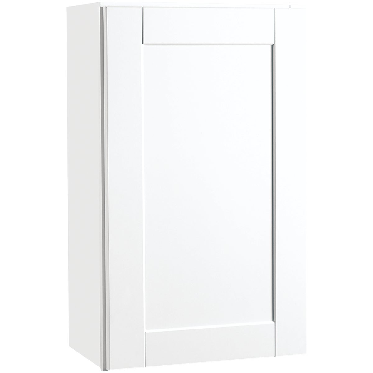 Continental Cabinets Andover Shaker 18 In. W x 30 In. H x 12 In. D White Thermofoil Wall Kitchen Cabinet