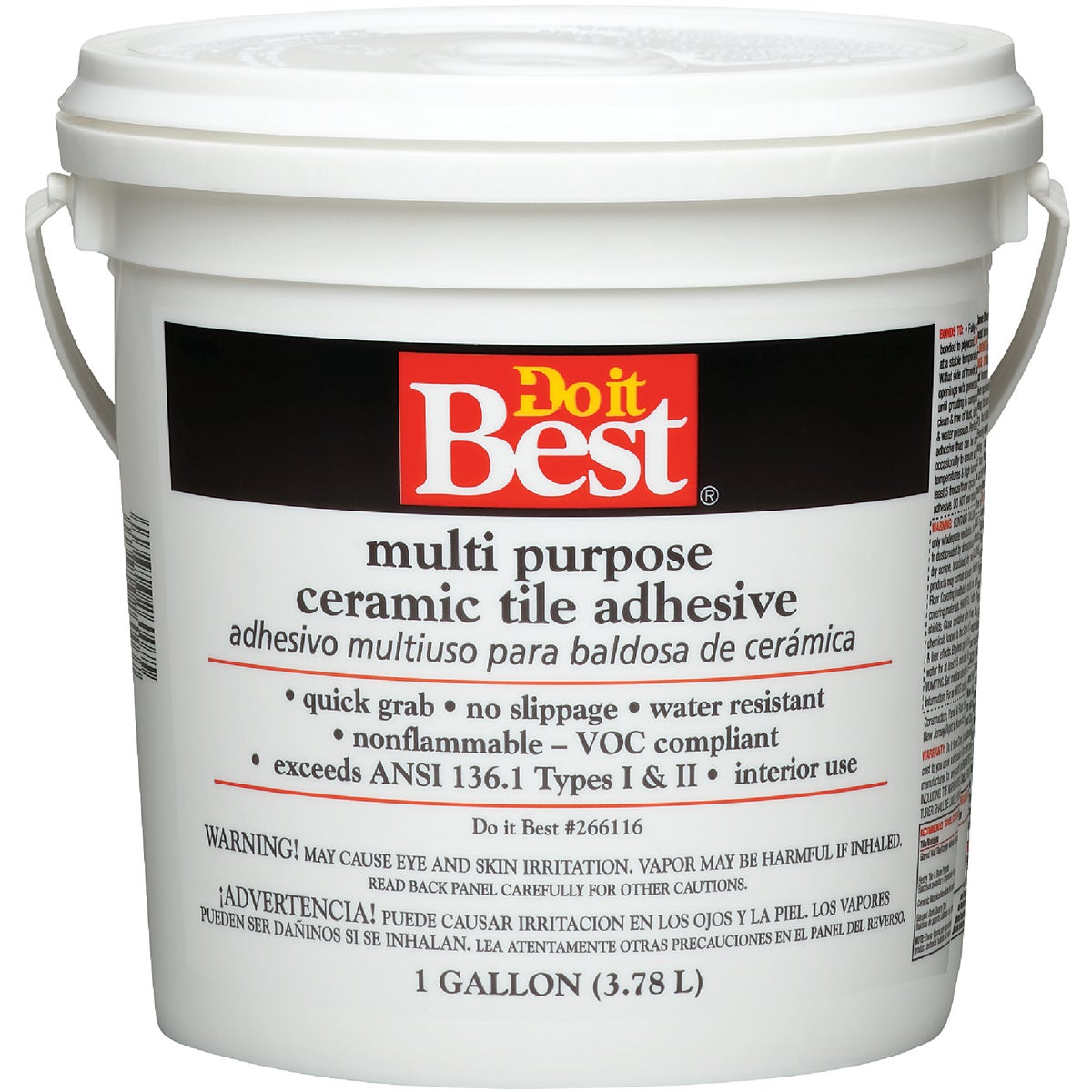 Do it Best Off-White Multi Purpose Ceramic Tile Adhesive (Gallon)