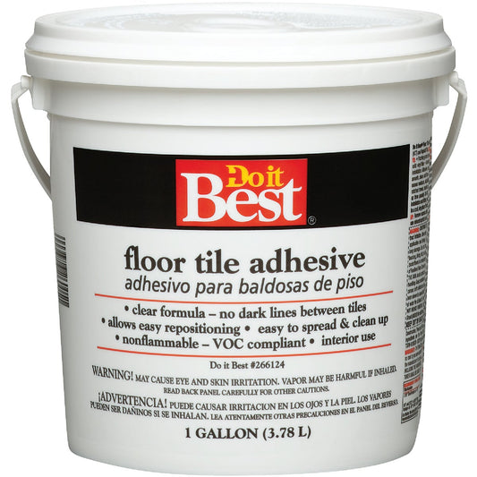 Do it Best Clear Thin Spread Floor Tile Adhesive (Gallon)