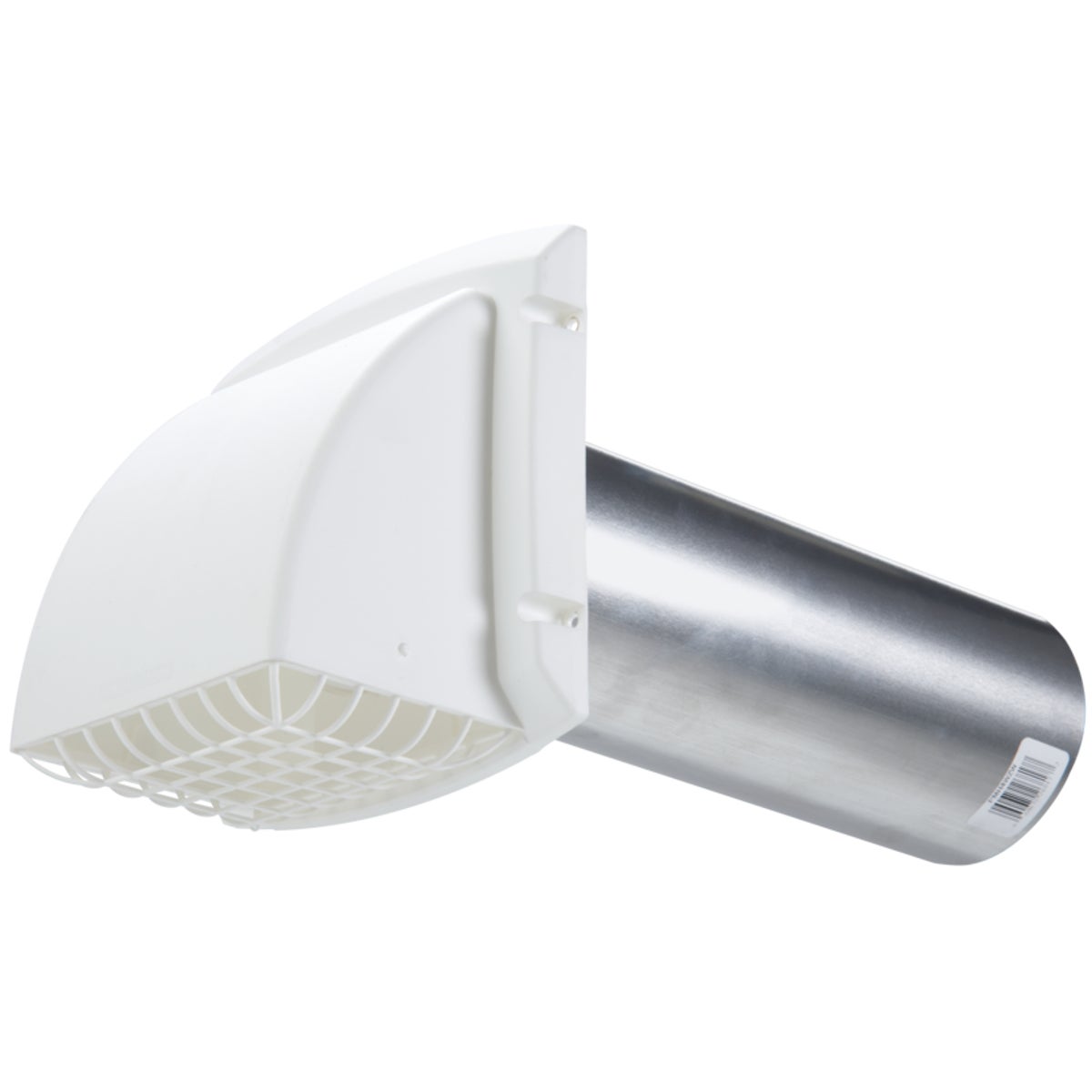 Dundas Jafine ProMax 4 In. White Plastic Dryer Vent Hood (Bulk)