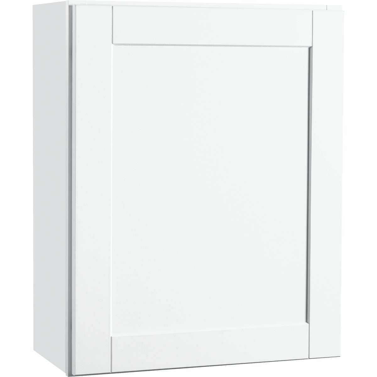 Continental Cabinets Andover Shaker 24 In. W x 30 In. H x 12 In. D White Thermofoil Wall Kitchen Cabinet