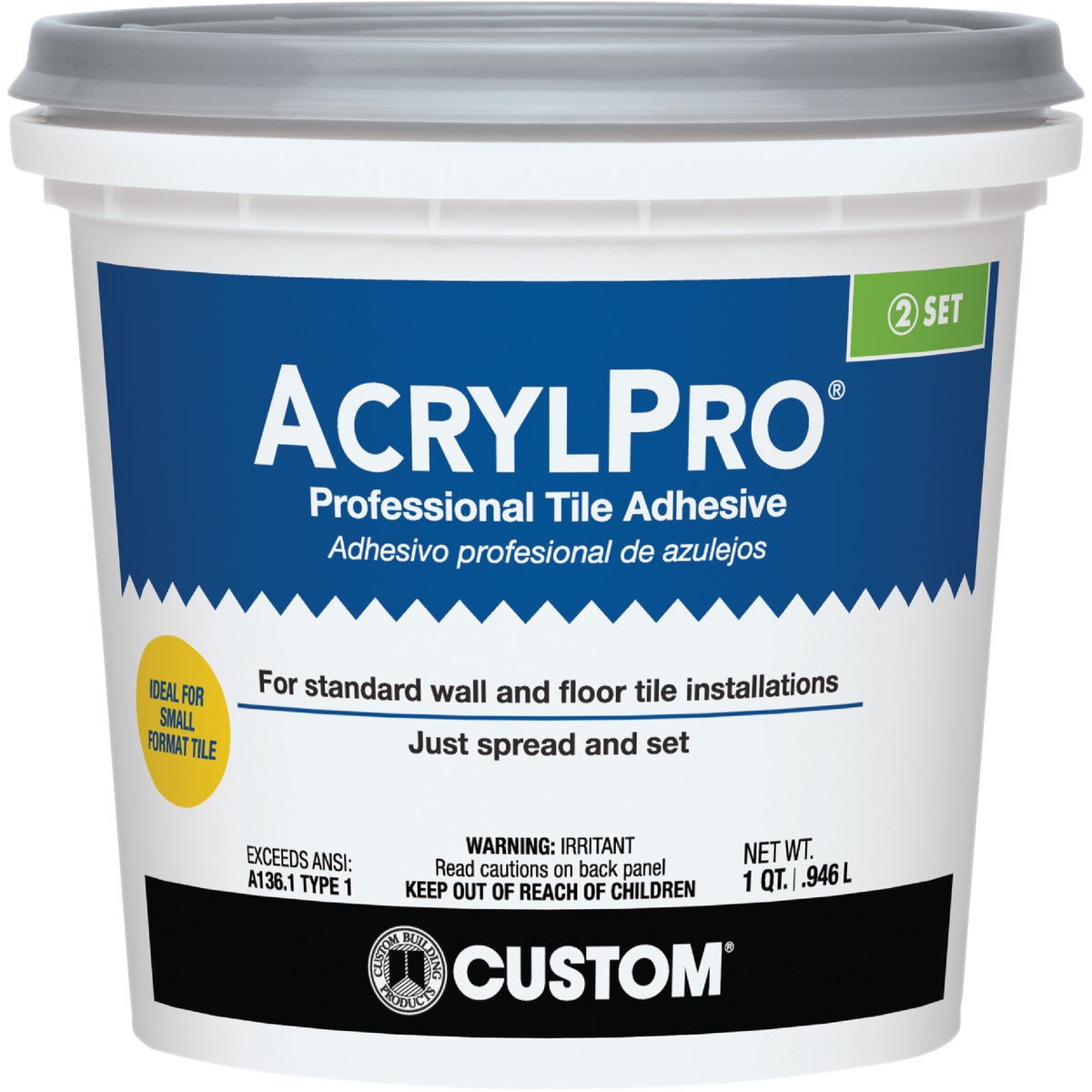 AcrylPro 1 Qt. Ceramic Tile Adhesive