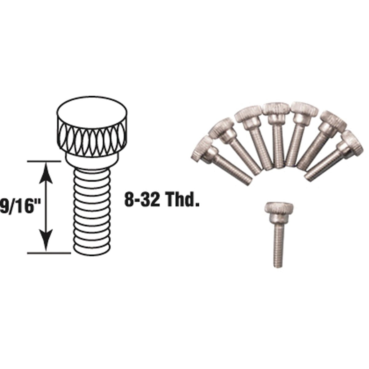 Prime-Line 9/16 In. Thumb Screw (25 Count)