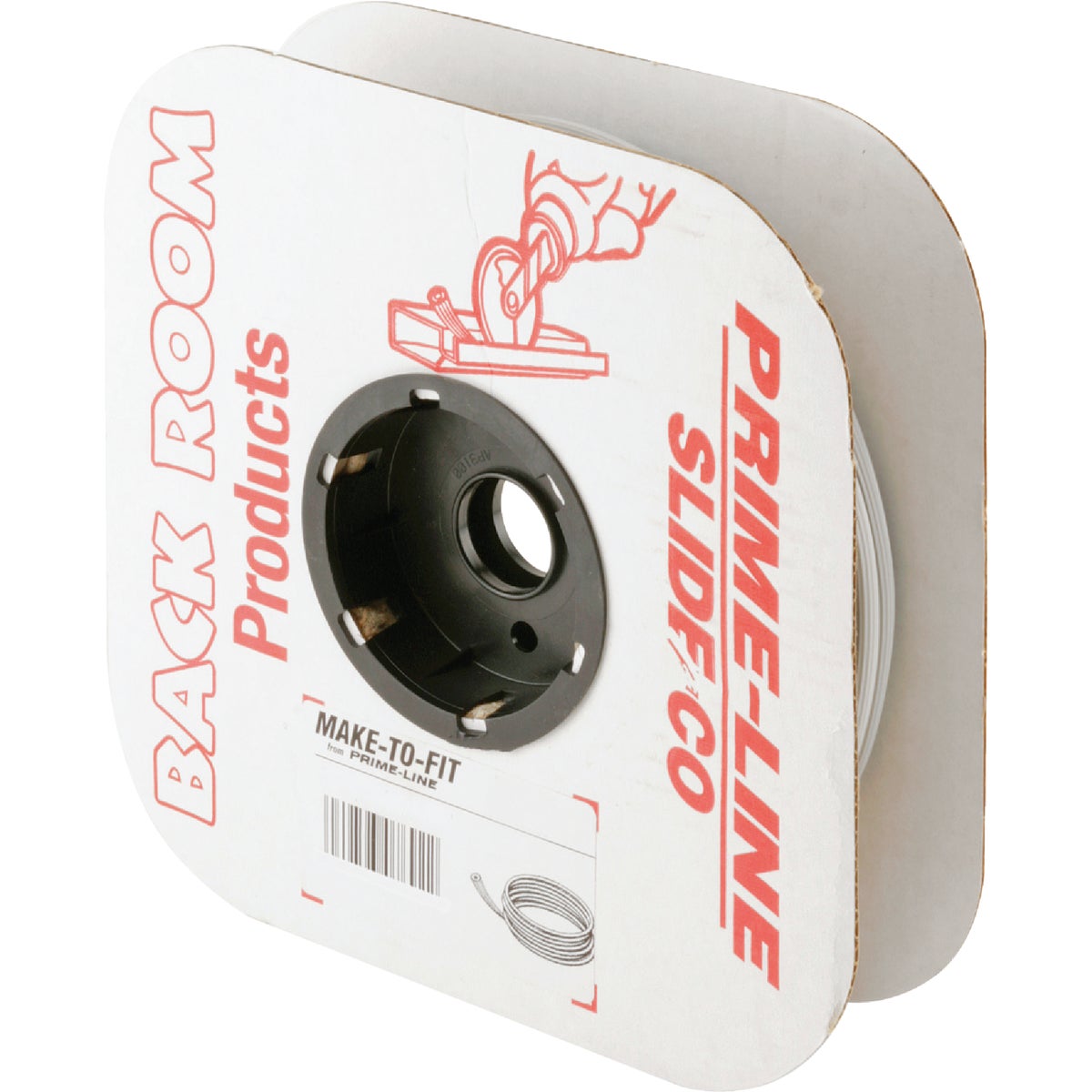 Prime-Line 0.250 In. Dia. x 250 Ft. L. Gray Vinyl Screen Retainer Spline