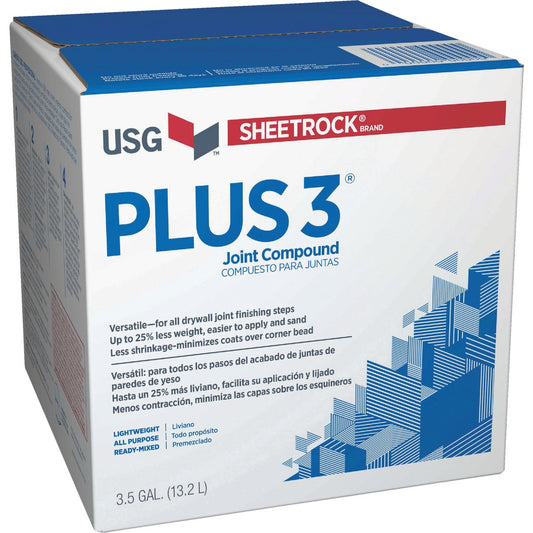 Sheetrock Plus 3 Pre-Mixed 3.5 Gal. Lightweight All-Purpose Drywall Joint Compound