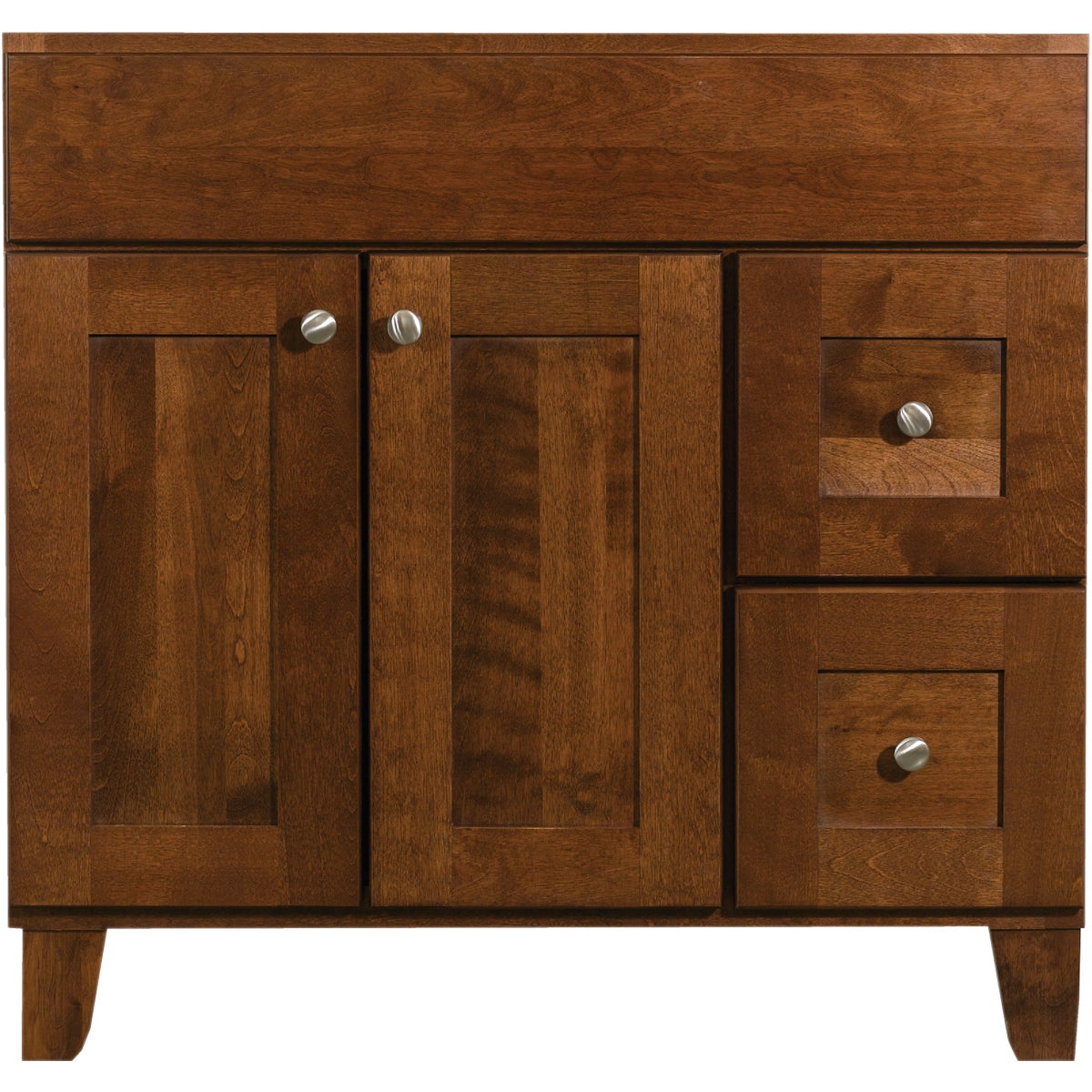 Bertch Osage Brindle 36 In. W x 34-1/2 In. H x 21 In. D Vanity Base, 2 Door/2 Drawer