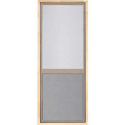 Screen Tight Century Pet Guard 32 In. W x 80 In. H Natural Wood Screen Door