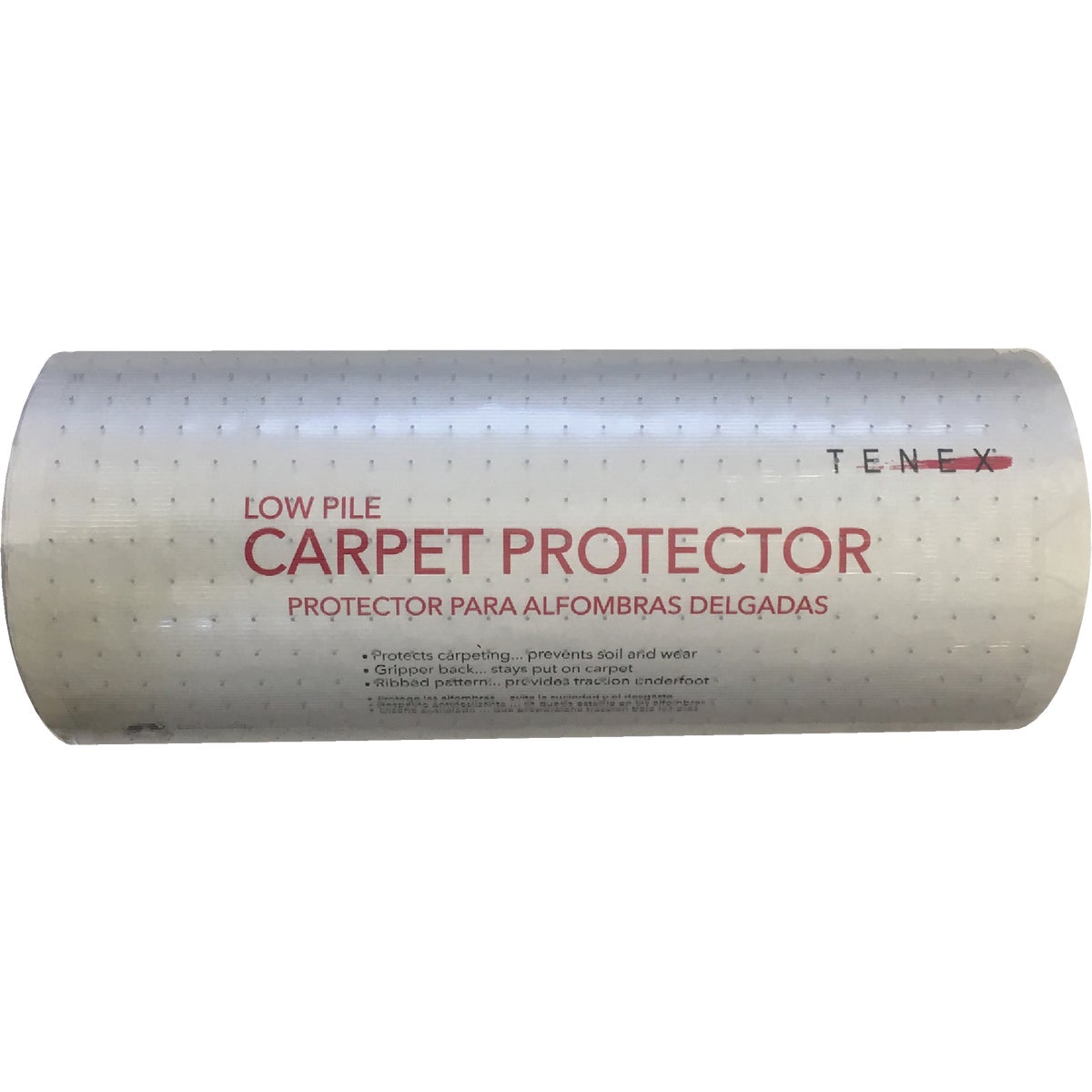 Tenex 27 In. W x 150 Ft. L Clear Classic Rib Carpet Protector