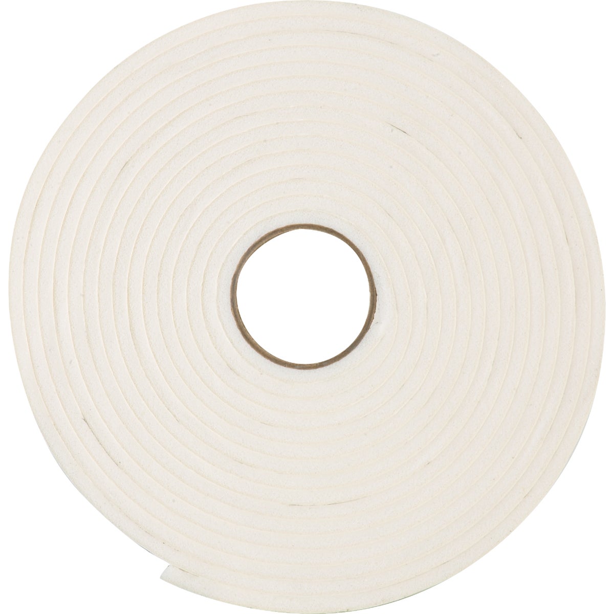 M-D 3/8" W x 3/16" T x 17' L White Foam Weatherstrip Tape