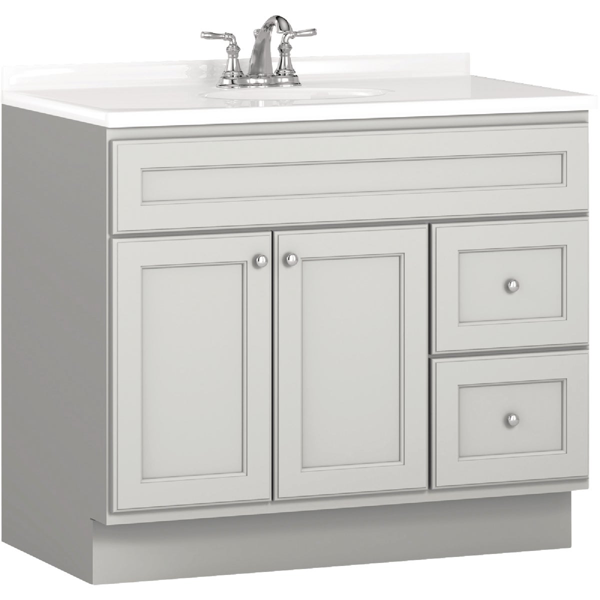 Bertch Northbrook 36 In. W x 34-1/2 In. H x 21 In. D Lighthouse Vanity Base, 2 Door/2 Drawer