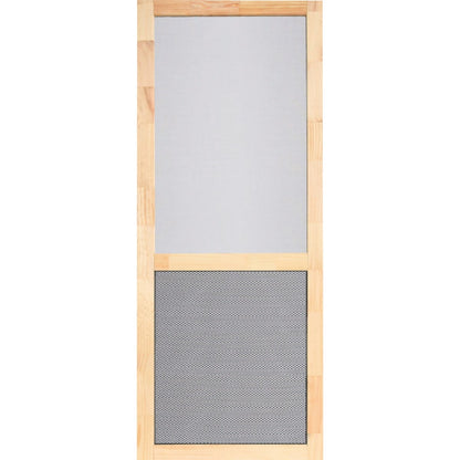 Screen Tight Century Pet Guard 36 In. W x 80 In. H Natural Wood Screen Door