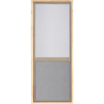 Screen Tight Century Pet Guard 36 In. W x 80 In. H Natural Wood Screen Door