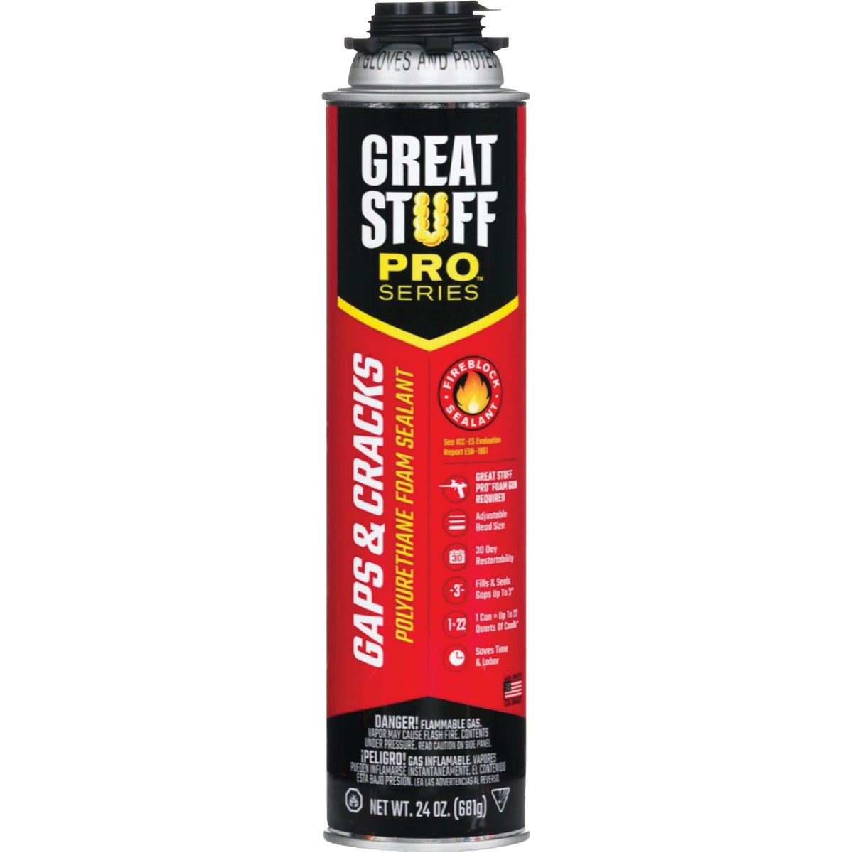 Great Stuff Pro Gaps & Cracks 24 Oz. Gun Foam