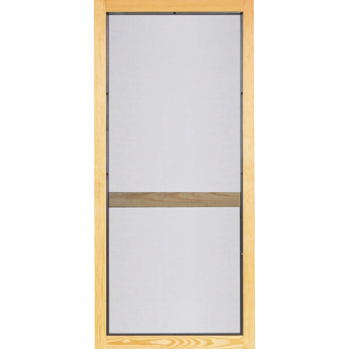 Screen Tight Woodcraft 32 In. W x 80 In. H x 1 In. Thick Natural Wood Screen Door