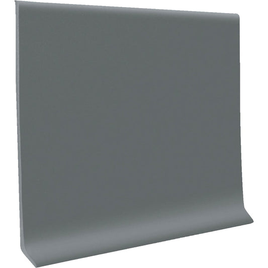 Roppe 4 In. x 120 Ft. Roll Dark Gray Vinyl Dryback Wall Cove Base