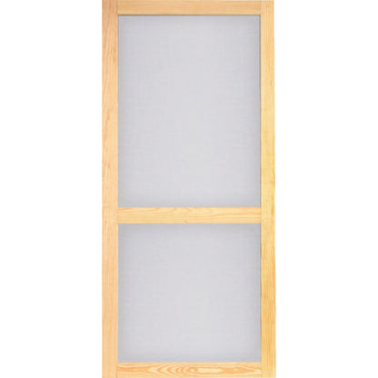 Screen Tight Woodcraft 36 In. W x 80 In. H x 1 In. Thick Natural Wood Screen Door