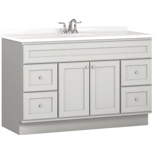 Bertch Northbrook 48 In. W x 34-1/2 In. H x 21 In. D Lighthouse Vanity Base, 2 Door/4 Drawer