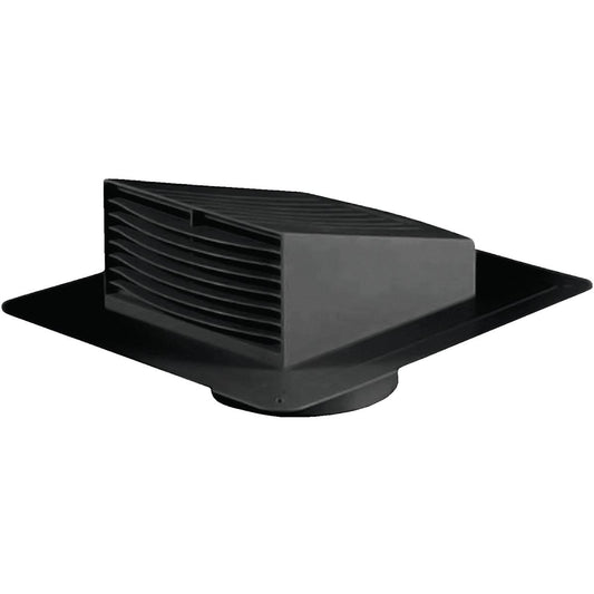 Dundas Jafine 6 In. Black Plastic Roof Vent Cap