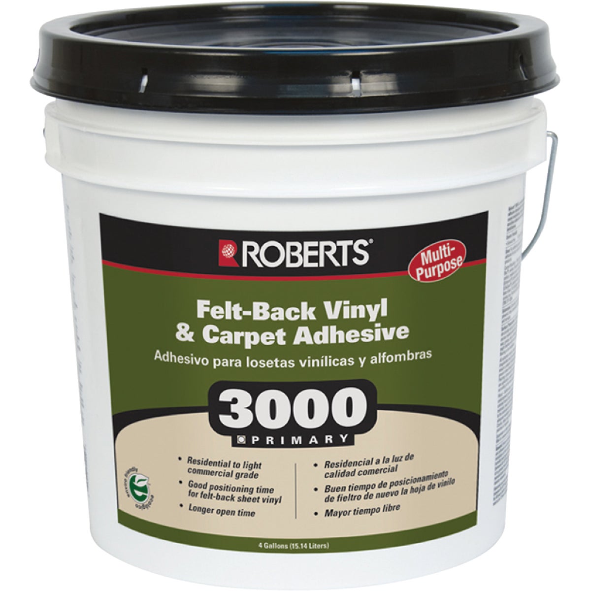 Roberts Multi-Purpose Floor Adhesive, 4 Gal.