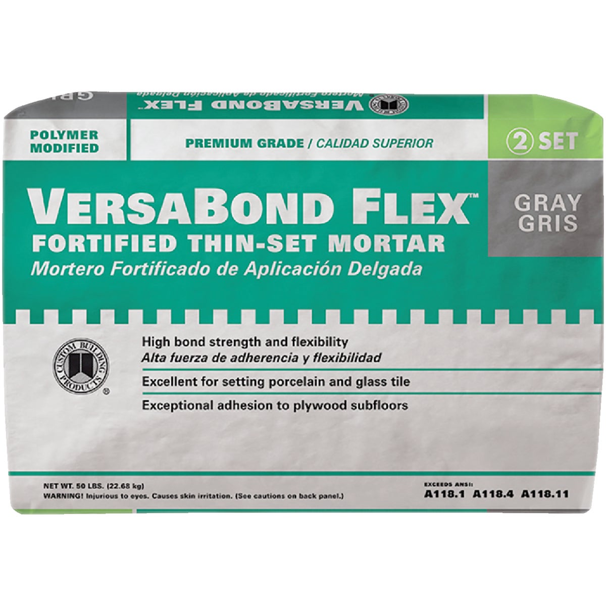 Versabond Flex 50 Lb. Gray Mortar Mix