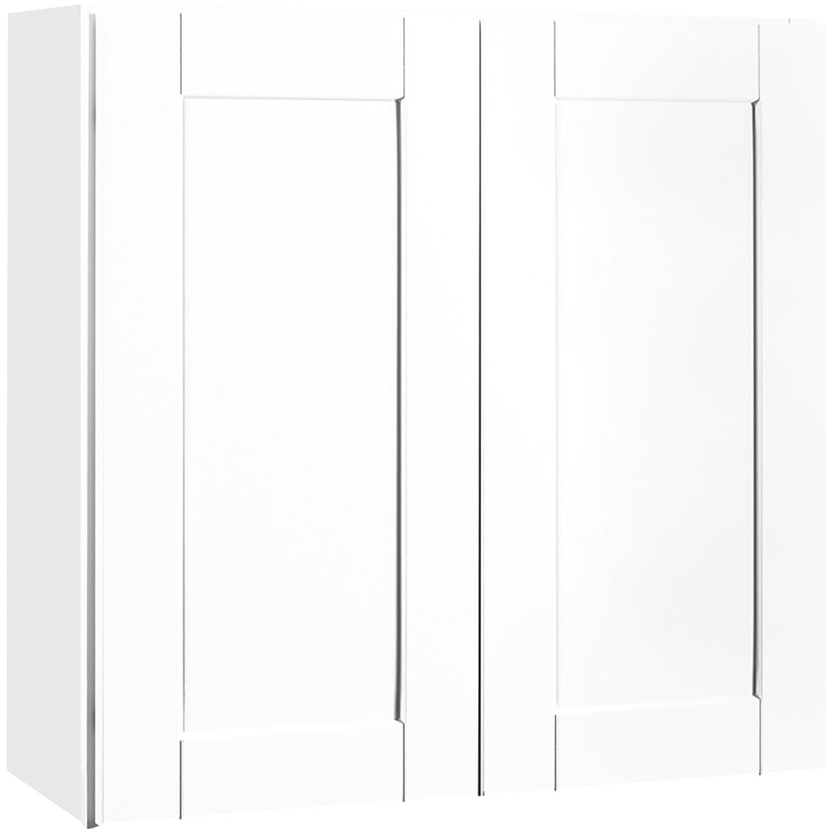 Continental Cabinets Andover Shaker 30 In. W x 30 In. H x 12 In. D White Thermofoil Wall Kitchen Cabinet