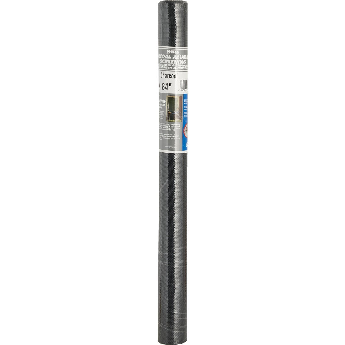 Phifer 24 In. x 84 In. Charcoal Aluminum Screen Ready Rolls