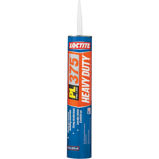 LOCTITE PL 375 28 Oz. Heavy Duty Construction Adhesive