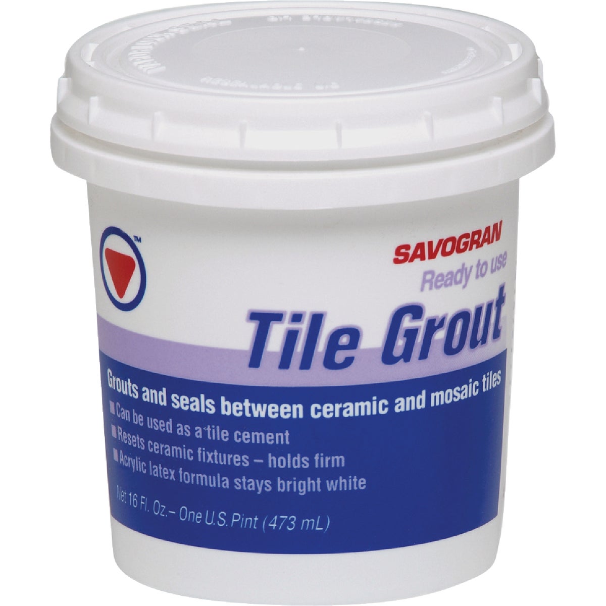 Savogran Pint Bright White Pre-Mixed Tile Grout