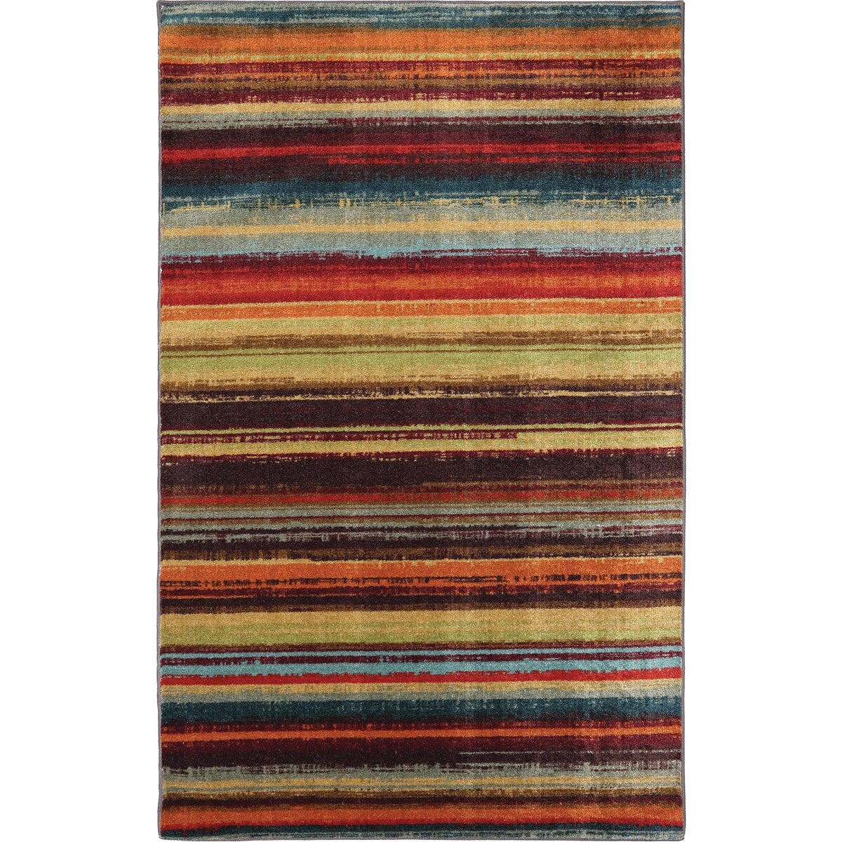 Mohawk Home Boho Stripe Multi-Color 5 Ft. x 8 Ft. Area Rug